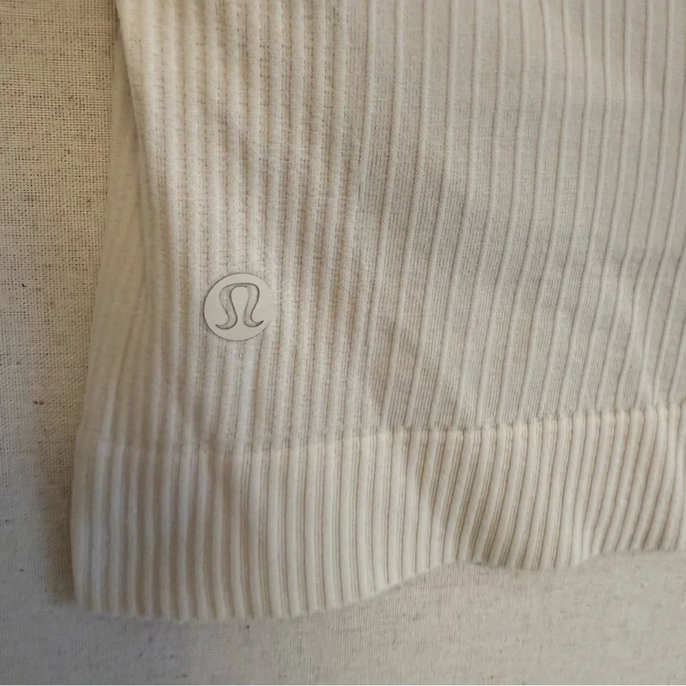 Lululemon Ebb to Street Long Sleeve white opal